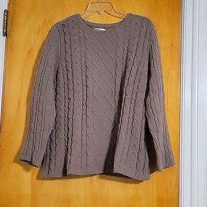 Croft&Barrow, XL, women's taupe sweater